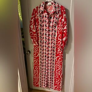 VINTAGE Lanvin button down dress